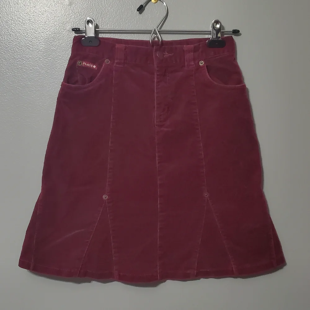 The Children's Place Maroon A-Line Corduroy Skirt Girls Size 10